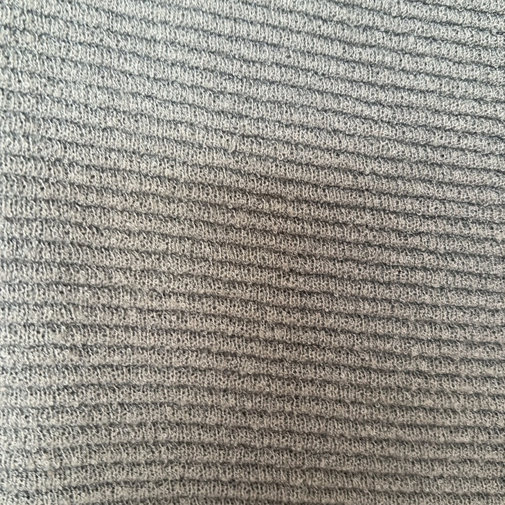Noa Blue/Grey Ribbed Funnel Sweater Size Small - Picture 2 of 4
